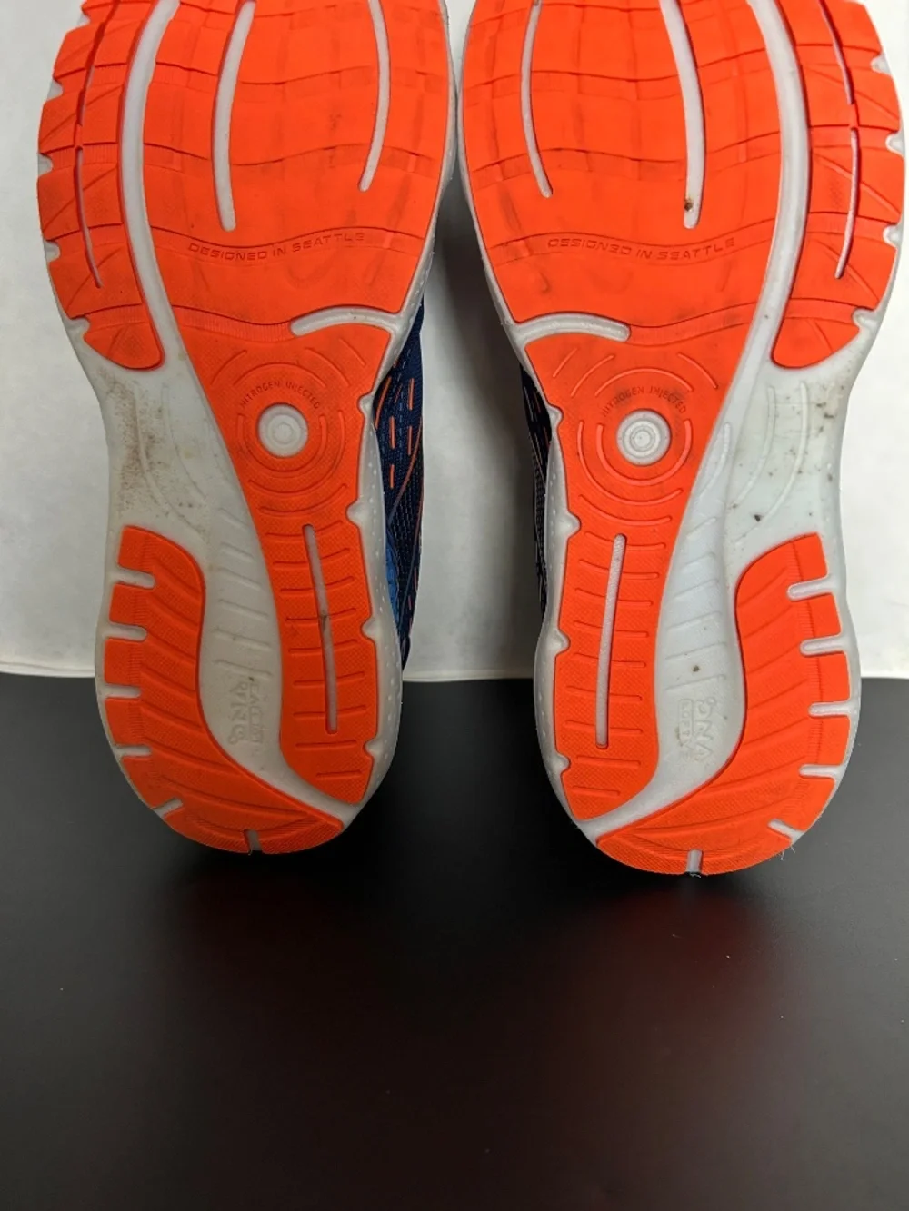 Brooks Glycerine 20 GTS Blue Depths/Palace Blue/Orange Sneakers,, Size 12.5 2E - Picture 11 of 11